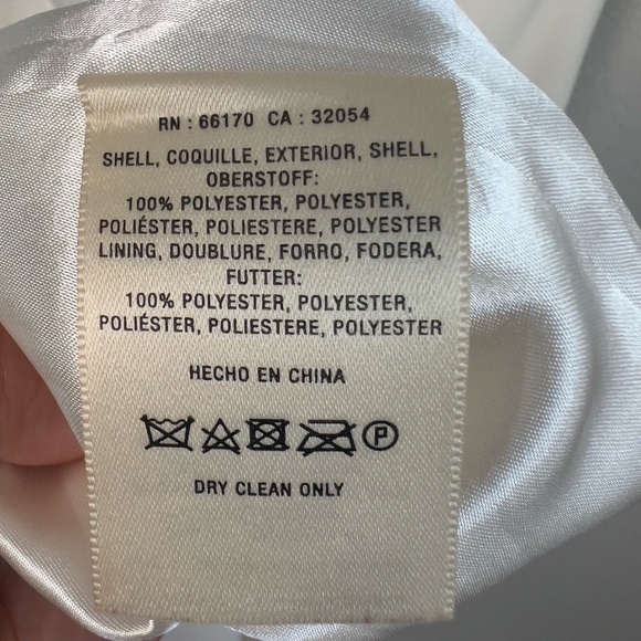 Jill Stuart Halter Wide Leg Jumpsuit White Off-White Elegant Flowy Deep V-Back - Picture 14 of 16